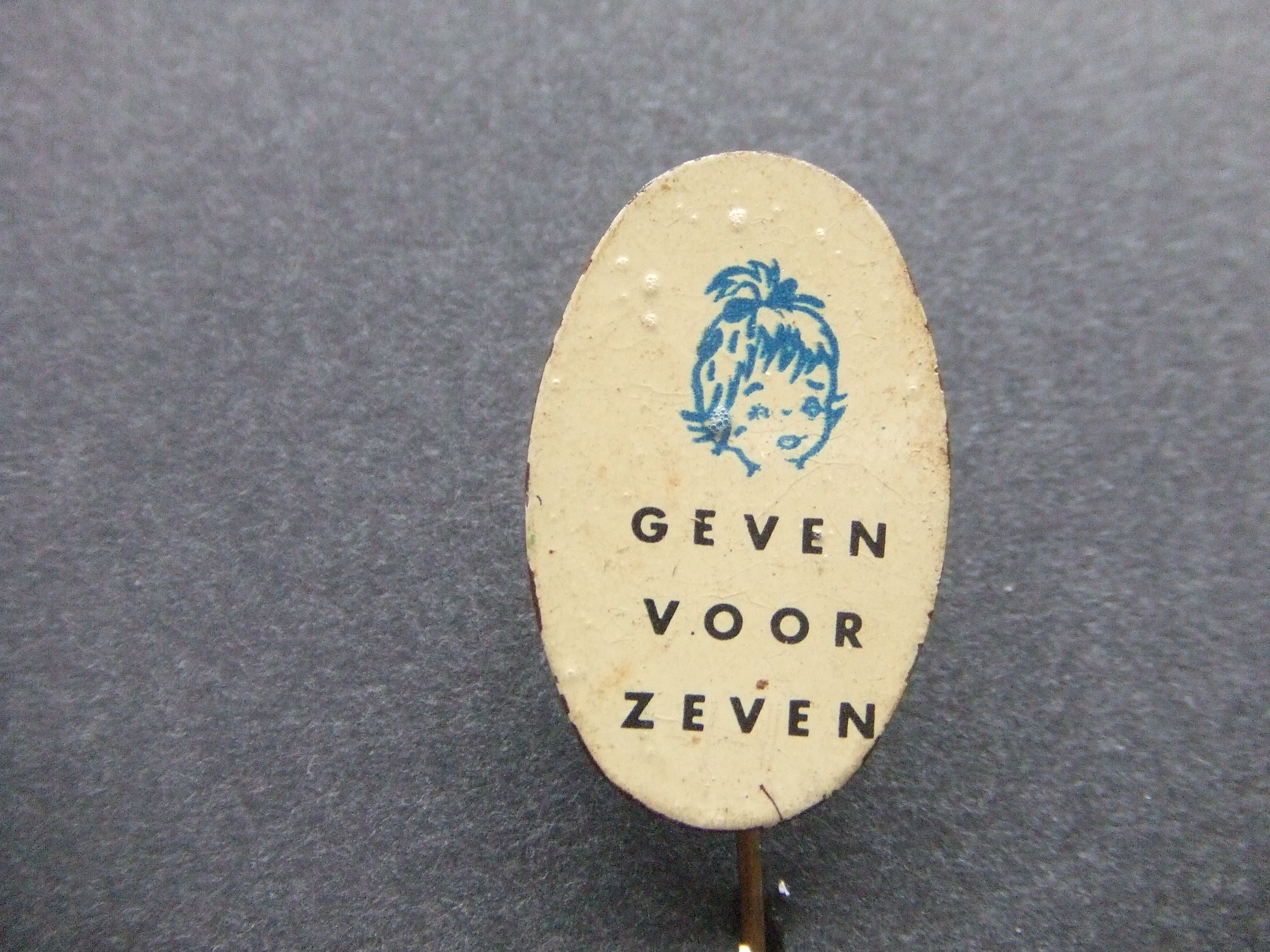 Actie Geven voor zeven Bond van Gereformeerde Vrouwenverenigingen, blauw